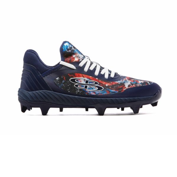 Men's Raptor AWR USA Anthem Molded Cleat Navy/Red/White