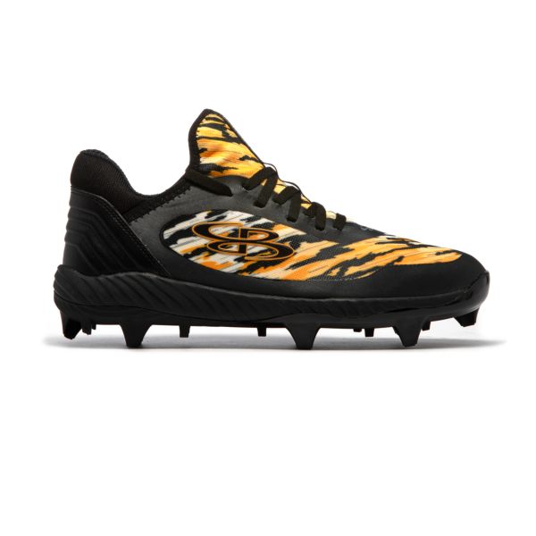 Men's Raptor AWR Tiger Scratch Molded Cleat Black/Gold