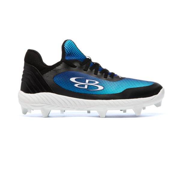 Men's Raptor AWR Fadeout Molded Cleat Black/Royal/Aqua