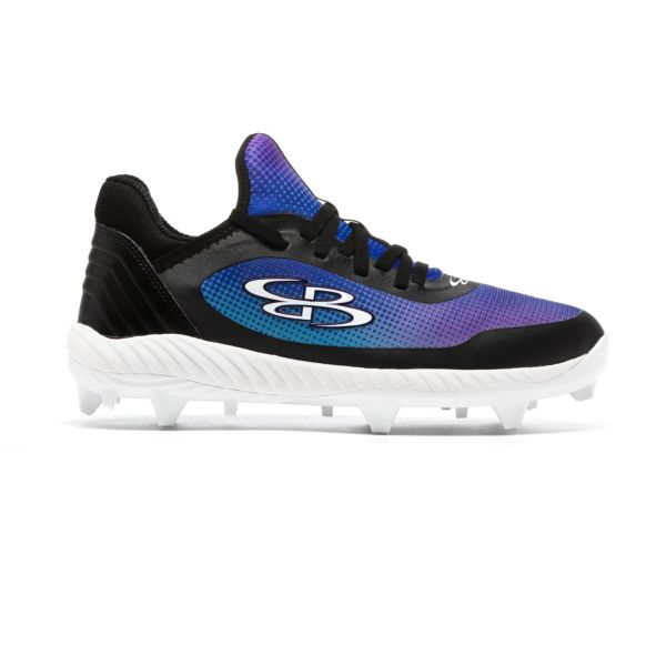 Women's Raptor AWR Fadeout Molded Cleat Black/Cobalt/Amethyst Orchid