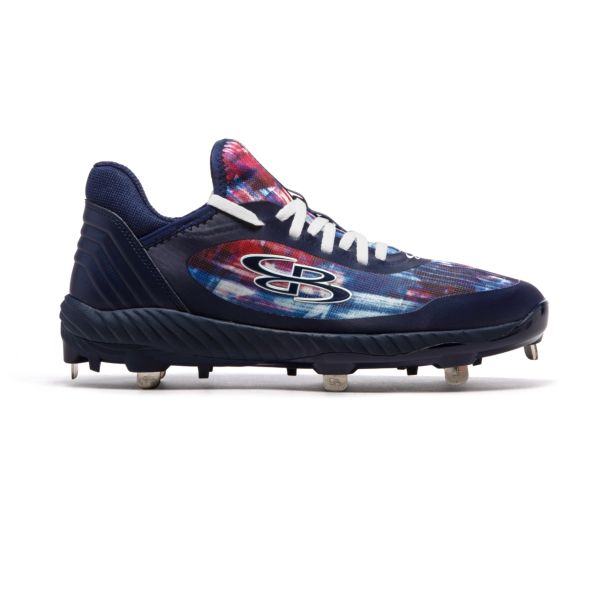 Men's Raptor AWR USA Galactic Metal Cleat Navy/Red/White