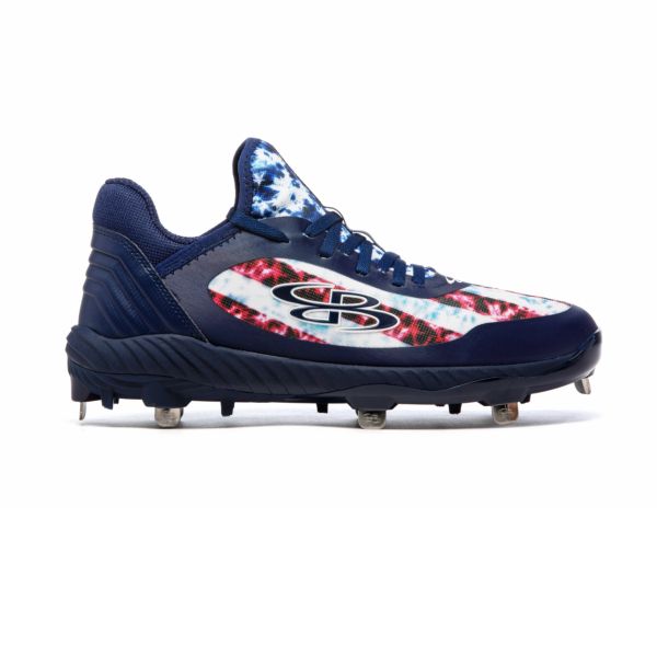 Men's Raptor AWR USA Salute Metal Cleat Navy/Red/White