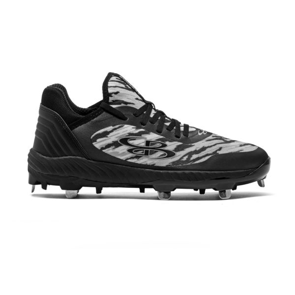 Men's Raptor AWR Tiger Scratch Metal Cleat Black/Gray