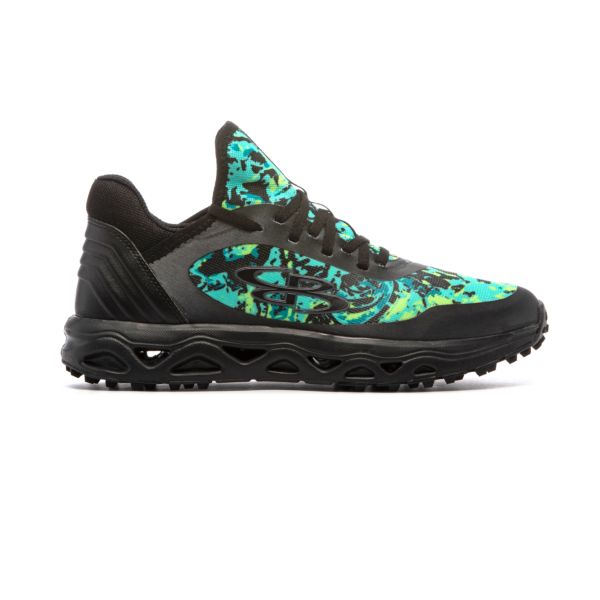 Women's Raptor AWR Cutback Turf Black/Turquoise/Kiwi