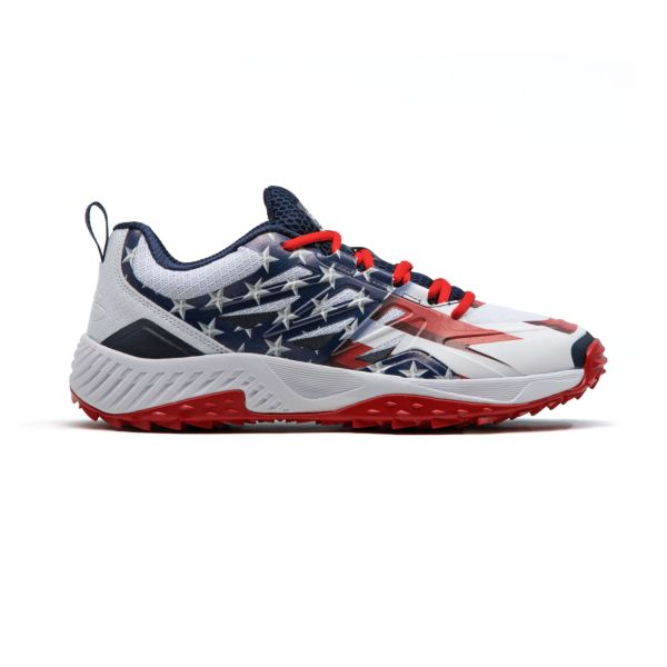 Women's Challenger Flag 4 Low Turf Shoes Navy/White/Red