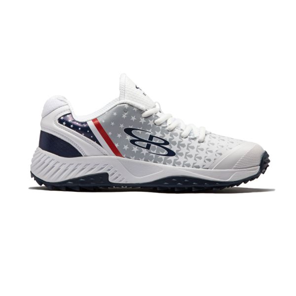 Men's Dart Star Fade Turf White/Navy/Gray