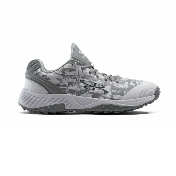 Men's Dart Flag 6 Low Turf Shoes White/Gray