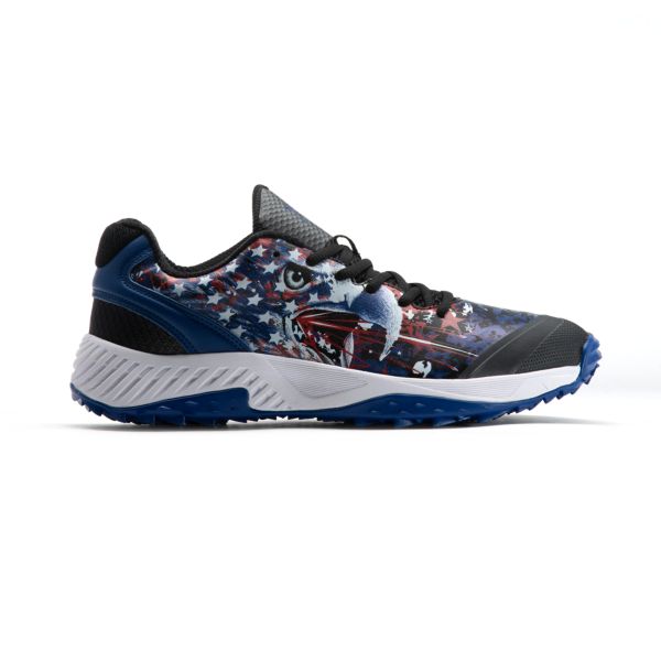 Men's Dart Flag 7 Low Turf Shoes Royal/Red/Black