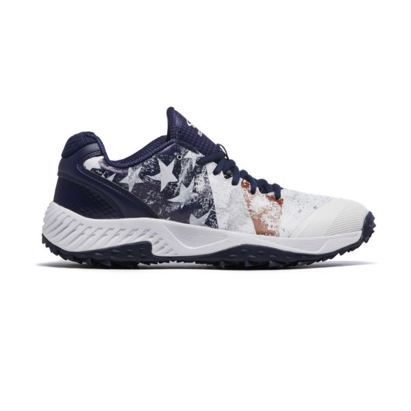 Women's Dart Low Flag 2 Turf Shoes Navy/White/Red