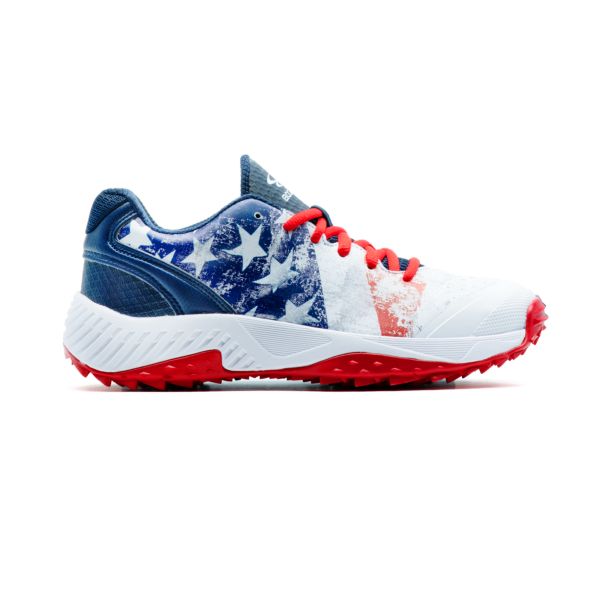 Women's Dart Flag 2 Low Turf Shoes Navy/White/Red