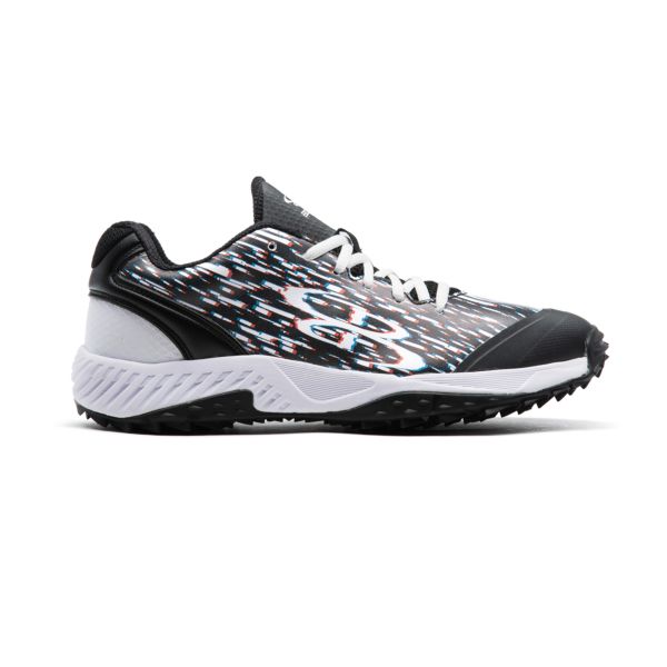 Men's Dart 3008 Glitch Low Turf Shoes Black/White