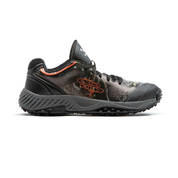 Men's Dart Big Game Turf Shoes Black/Orange