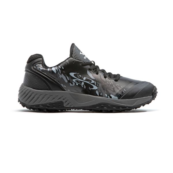 Men's Dart Hexfire Low Turf Shoe Black/Charcoal