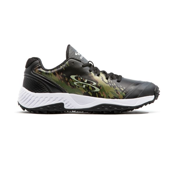 Men's Dart Hexfire Low Turf Shoe Black/Olive Drab/Coyote