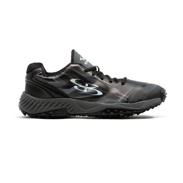 Men's Dart Voltage Low Turf Shoe Black/Charcoal
