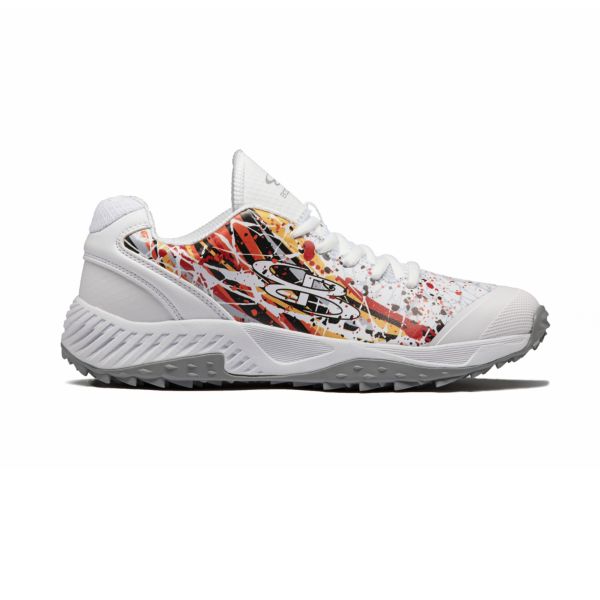 Men's Dart Splash Turf White/Gray/Flame/Red