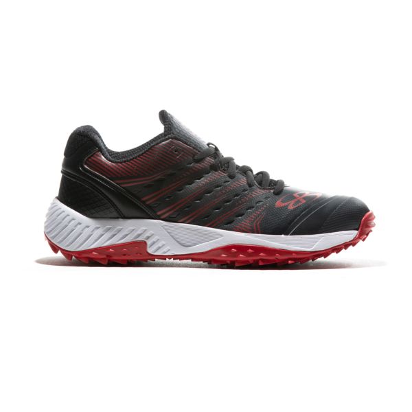 Women's Dart 3002 Low Turf Shoes Black/Red