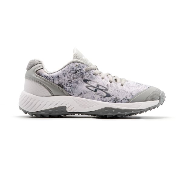 Women's Dart 3011 Icy Low Turf Shoes White/Gray