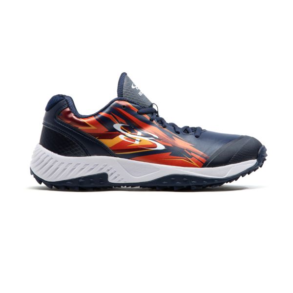 Women's Dart Voltage Low Turf Shoe Navy/Cardinal/Flame