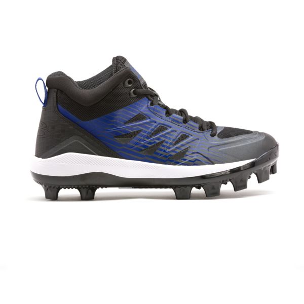 Men's Challenger Mid Molded Cleats Black/Royal