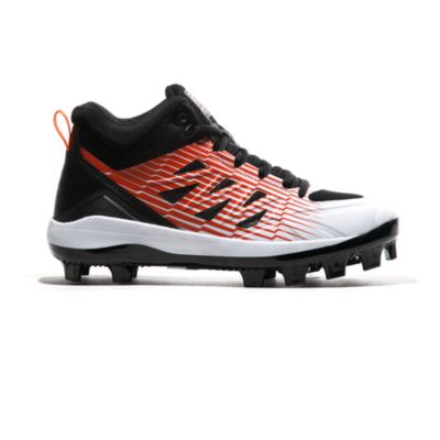 high top molded baseball cleats