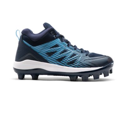 light blue baseball cleats