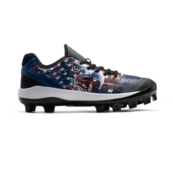 Men's Dart Flag 7 Molded Cleat Royal/Red/Black