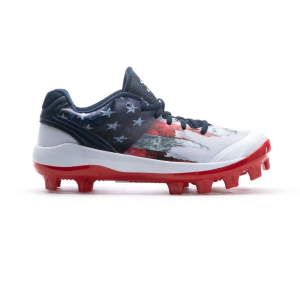 Women's Dart Flag 3 Low Molded Cleats Navy/White/Red