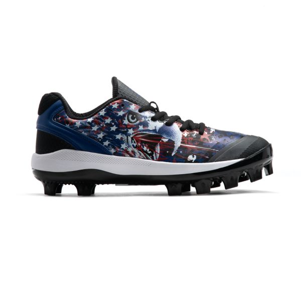 Women's Dart Flag 7 Molded Cleats Royal/Red/Black
