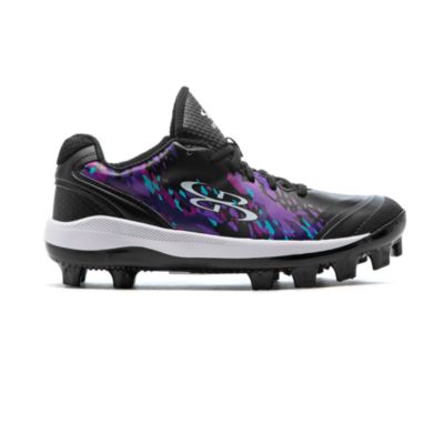 youth purple football cleats