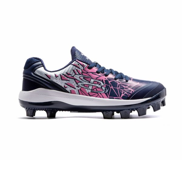 Women's Dart Fracture Molded Cleat Navy/Pink