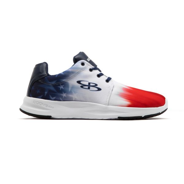 Men's Genesis Drift Fitness Shoes Navy/Red/White