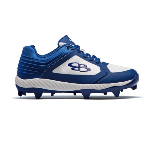 Women's Ballistic Molded Cleat White/Royal Blue