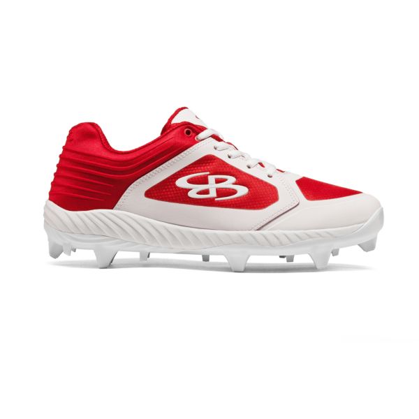 Women's Ballistic Select Molded Cleat Red/Red/White
