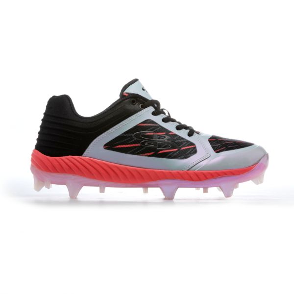 Men's Ballistic SE Luminary Laser Molded Cleat Pearl/Hot Coral/Black