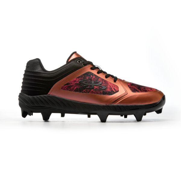 Women's Ballistic Color Shift Ice Molded Cleat Salmon/Black