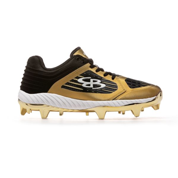 Women's Ballistic Chroma Flare Molded Cleat Chrome Gold/Metallic Gold/Black