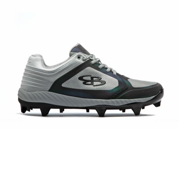 Men's Ballistic Lights Out Molded Cleat Gray/Oil