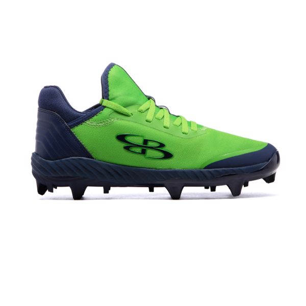 Men's Raptor Select Molded Cleats Lime Green/Navy/Lime Green