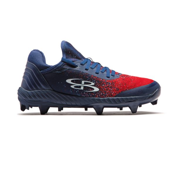 Men's Raptor Fragment Molded Cleats Navy/Red/White