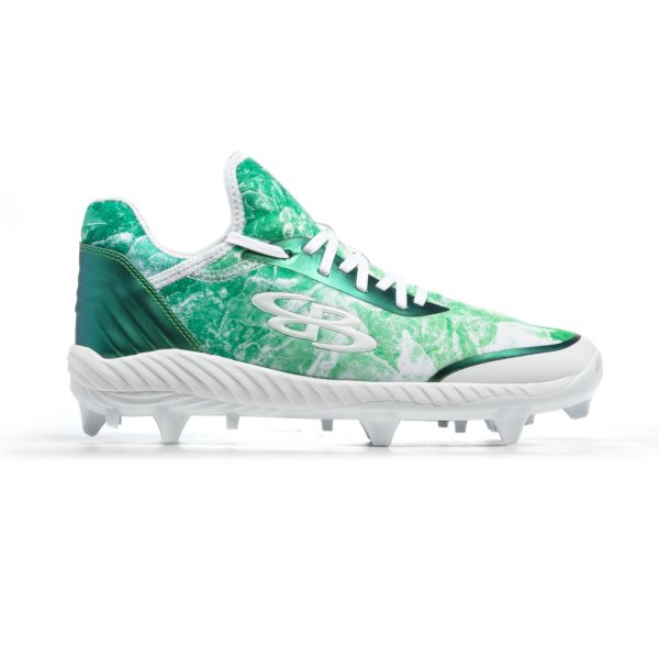 Men's Raptor Color Shift Ice Molded Cleat Green/White