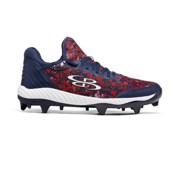 Men's Raptor Fusion Molded Cleat Navy/Red/White