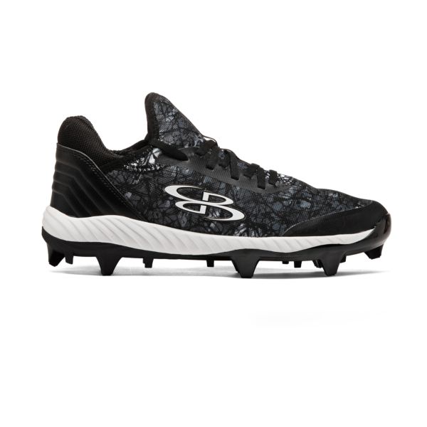 Women's Raptor Fusion Molded Cleat Black/Charcoal/White
