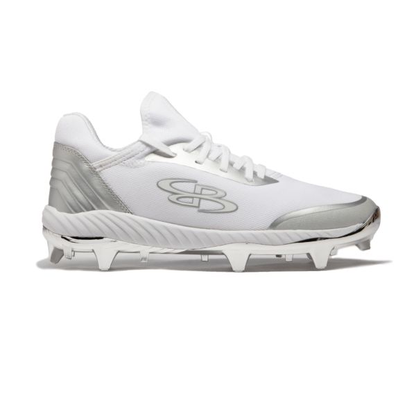 Women's Raptor Chroma Molded Cleat Chrome Silver/Metallic Silver/White