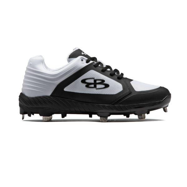 Men's Ballistic Metal Cleats White/Black