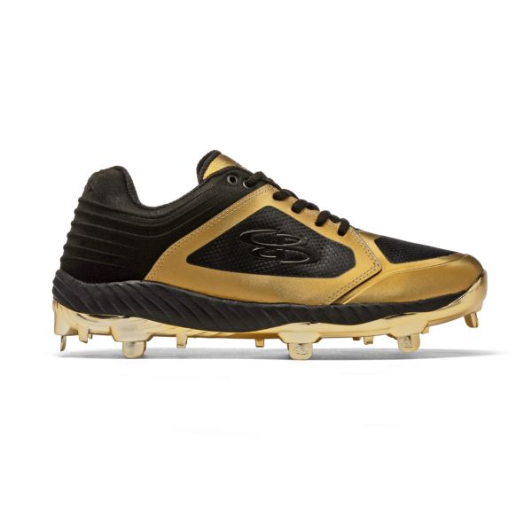 Men's Ballistic Chroma Metal Cleat Chrome Gold/Metallic Gold/Black