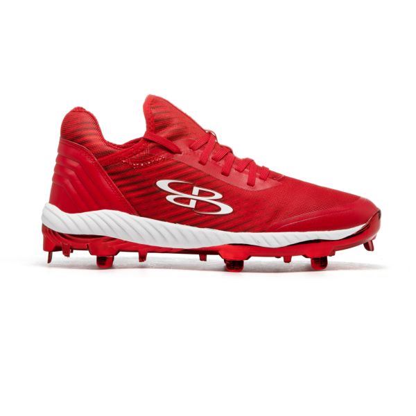 Men's Raptor Chroma Flare Metal Cleat Chrome Red/Metallic Red/Red