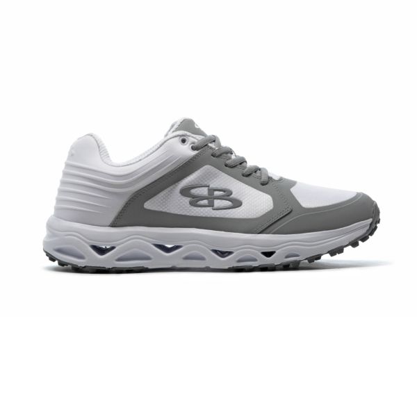 Men's Ballistic Low Turf Shoe White/Gray