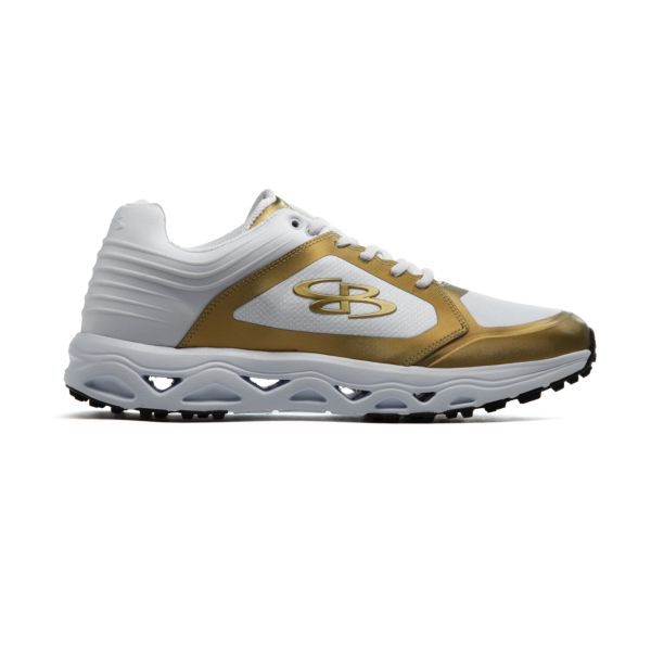 Women's Ballistic Metallic Turf Shoe White/Metallic Gold