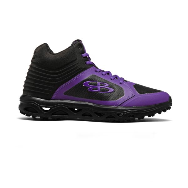 Men's Ballistic Shadow Turf Mid Black/Black/Purple